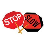 STOPSLOW - STOP/SLOW Paddle Sign JPG