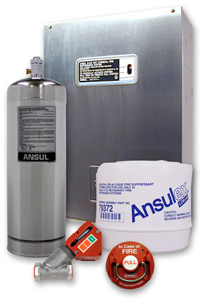 Ansul R102 Kitchen Fire Suppression System-image