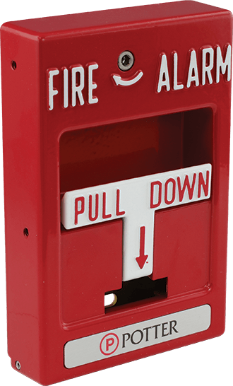 Potter pull station, fire alarm-image